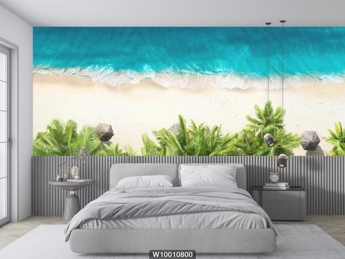 پوستر کاغذ دیواری دریا و ساحل W10010800 اتاق خواب