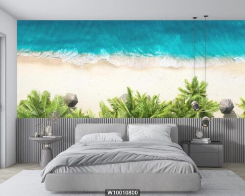 پوستر کاغذ دیواری دریا و ساحل W10010800 اتاق خواب