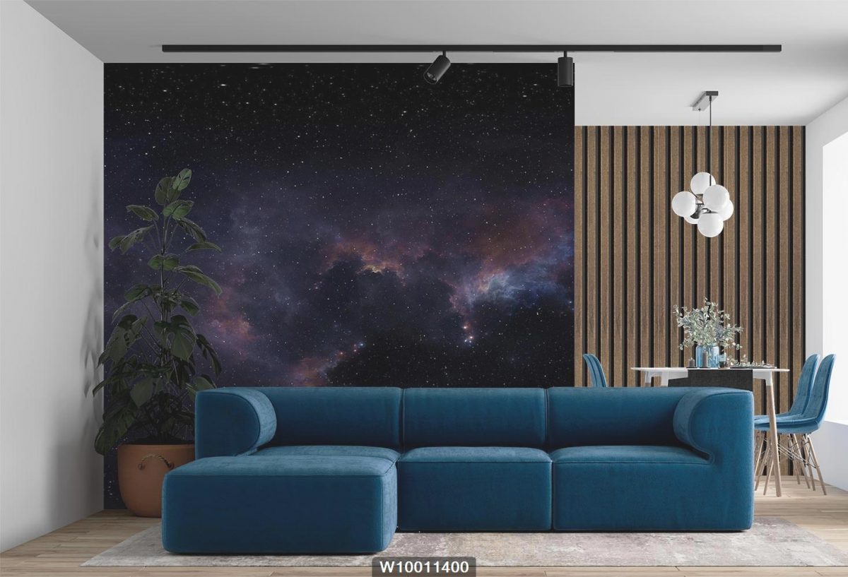پوستر کاغذ دیواری کهکشان W10011400 سالن پذیرایی