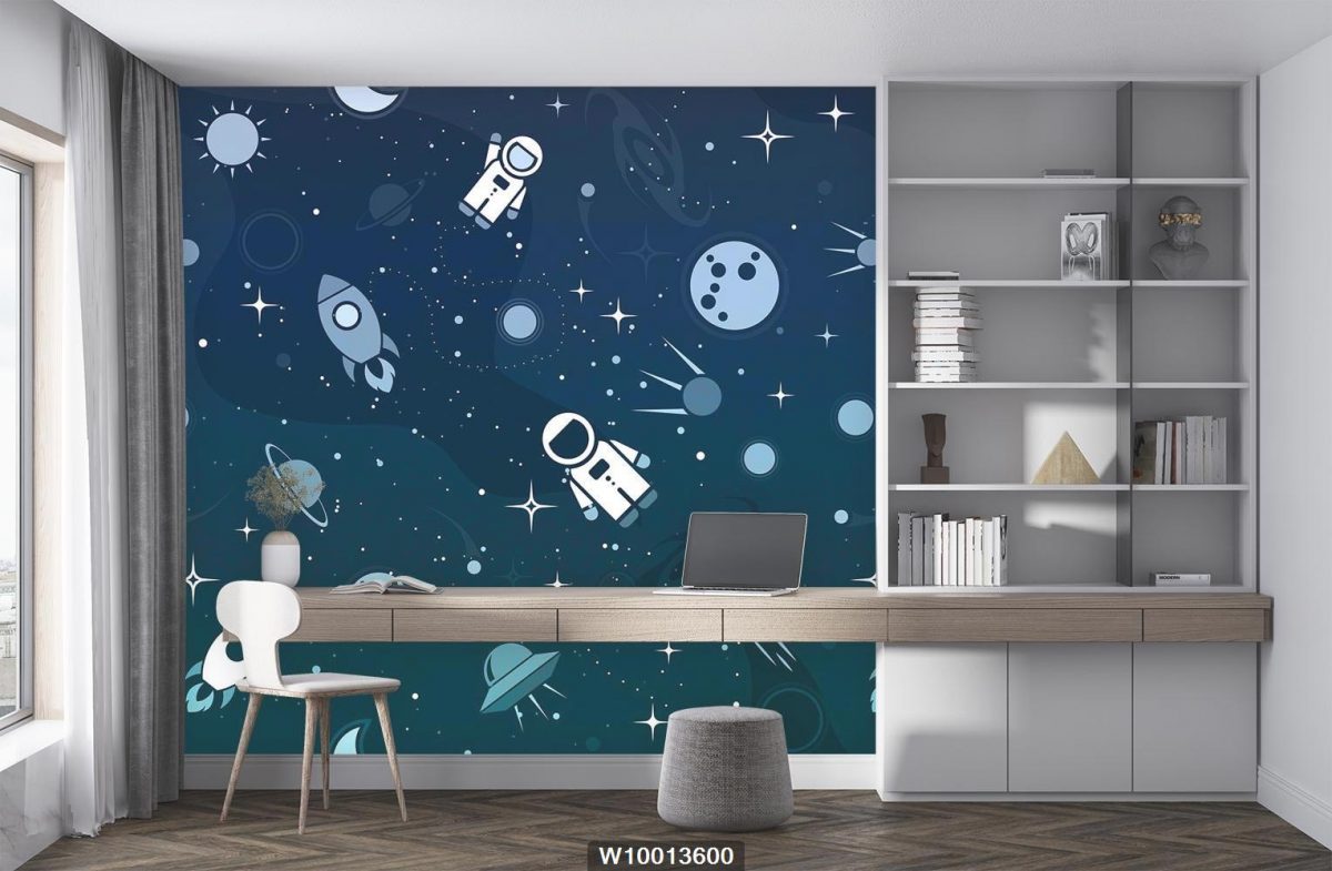 پوستر دیواری اتاق نوجوان کهکشان و فضا W10013600